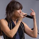 Chrissy Hynde met de Pretenders een van de top attracties van Parkpop foto Hans Speekenbrink