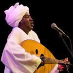 Abdel Gadir Salim in het Bimhuis, foto Hans Speekenbrink