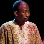 Abdel Gadir Salim in het Bimhuis, foto Hans Speekenbrink