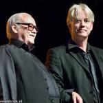 Jean Toots Thielemans with Hans van Oosterhout photo Hans Speekenbrink